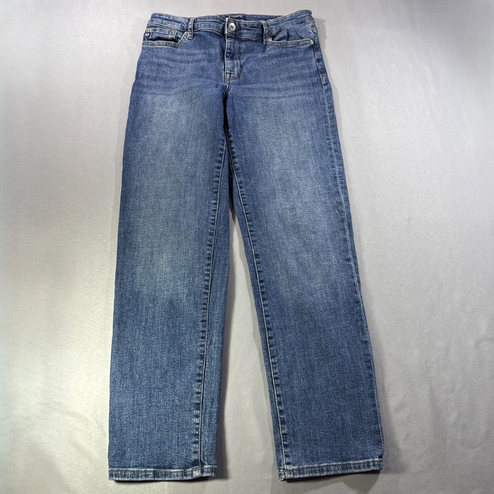 Chaps Jeans Womens 6/28 Slim Boyfriend Medium Wash Blue Denim Stretch Pants